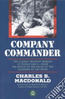 Company Commander libro in lingua di MacDonald Charles Brown
