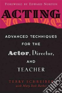 Acting libro in lingua di Schreiber Terry, Norton Ed (FRW), Barber Mary Beth