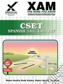 CSET Spanish 145, 146, 147 libro in lingua di XAMonline