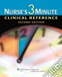 Nurse's 3-Minute Clinical Reference libro in lingua di Springhouse