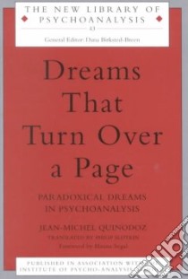 Dreams That Turn over a Page libro in lingua di Quinodoz Jean-Michel, Birksted-Breen Dana (EDT)