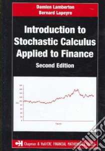 Introduction to Stochastic Calculus Applied to Finance libro in lingua di Lamberton Damien, Lapeyre Bernard