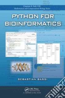 Python for Bioinformatics libro in lingua di Bassi Sebastian