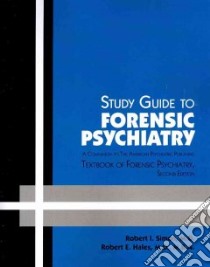 Forensic Psychiatry libro in lingua di Simon Robert I., Hales Robert E.