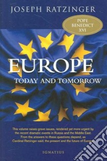 Europe libro in lingua di Ratzinger Joseph Cardinal, Miller Michael J. (TRN)