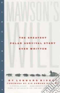 Mawson's Will libro in lingua di Bickel Lennard, Hillary Edmund Sir (FRW)