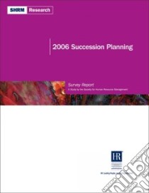 2006 Succession Planning libro in lingua di Fegley Shawn