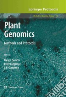 Plant Genomics libro in lingua di Somers Daryl J. (EDT), Langridge Peter (EDT), Gustafson J. Perry (EDT)