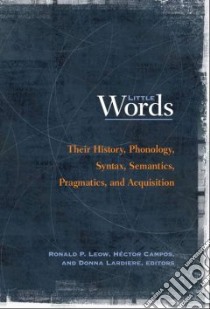 Little Words libro in lingua di Leow Ronald P. (EDT), Campos Hector (EDT), Lardiere Donna (EDT)