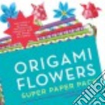 Origami Flowers Super Paper Pack libro in lingua di Noble Maria