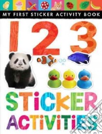 123 Sticker Activities libro in lingua di Tiger Tales (COR)