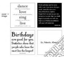 Dance, Love Sing Boxed Card Set libro in lingua di Not Available (NA)