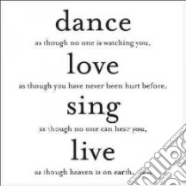 Dance, Love, Sing libro in lingua di Not Available (NA)
