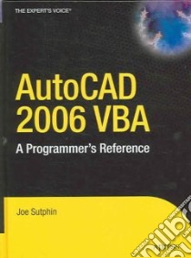 AutoCAD 2006 VBA libro in lingua di Sutphin Joe