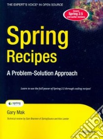 Spring Recipes libro in lingua di Mak Gary