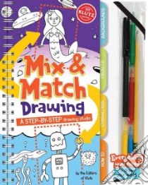 Mix & Match Drawing libro in lingua di Klutz (COR)