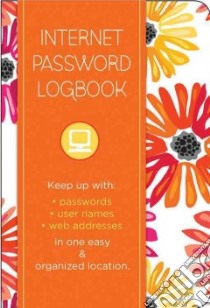 Internet Password Logbook - Botanical libro in lingua di Cool Springs Press (COR)