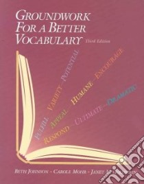 Groundwork for a Better Vocabulary libro in lingua di Smith Kent R.