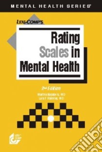 Rating Scales in Mental Health libro in lingua di Sajatovic Martha, Ramirez Luis F.