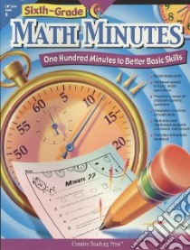 Sixth-Grade Math Minutes libro in lingua di Stoffel Doug