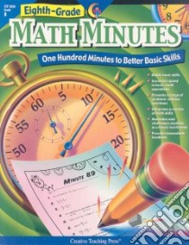 Eighth-Grade Math Minutes libro in lingua di Stoffel Doug, Busby Jennifer (EDT)