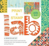 Print & Stamp Lab Kit libro in lingua di Bunkers Traci