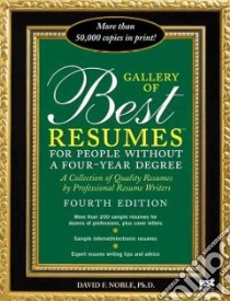 Gallery of Best Resumes libro in lingua di Noble David F.