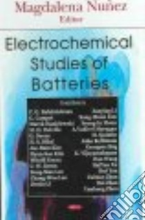Electrochemical Studies of Batteries libro in lingua di Magdalena Nunez