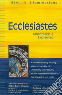 Ecclesiastes libro in lingua di Shapiro Rami (TRN), Crafton Barbara Cawthorne (FRW)