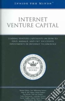 Internet Venture Capital libro in lingua di Aspatore Books Staff