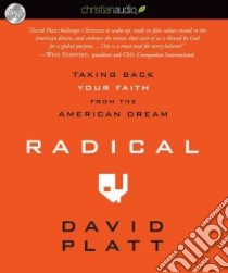Radical (CD Audiobook) libro in lingua di Platt David