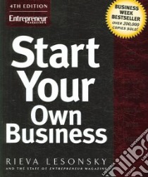 Start Your Own Business libro in lingua di Lesonsky Rieva (EDT)