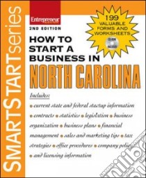 How to Start a Business in North Carolina libro in lingua di Entrepreneur Press (COR)