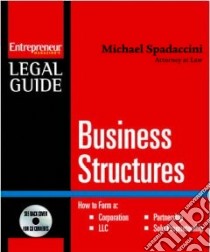 Business Structures libro in lingua di Spadaccini Michael