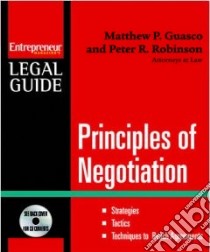 Principles of Negotiation libro in lingua di Guasco Matthew P., Robinson Peter R.