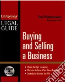 Buying and Selling a Business libro in lingua di Nottonson Ira