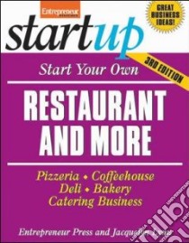 Start Your Own Restaurant and More libro in lingua di Lynn Jacquelyn
