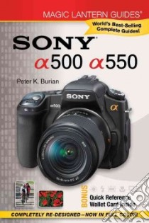 Sony A500 A550 libro in lingua di Burian Peter K.