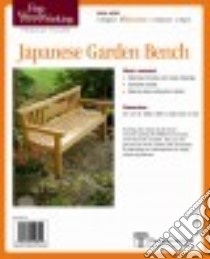 Fine Woodworking's Japanese Garden Bench Plan libro in lingua di Fine Woodworking (COR)