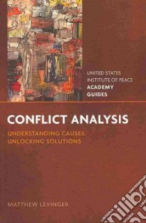Conflict Analysis libro in lingua di Levinger Matthew