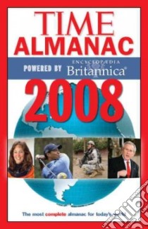Time Almanac 2008 libro in lingua di Encyclopedia Britannica (COR)