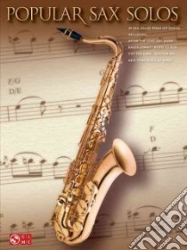 Popular Sax Solos libro in lingua di Hal Leonard Publishing Corporation (COR)