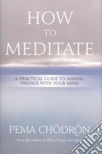 How to Meditate libro in lingua di Chodron Pema