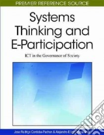 Systems Thinking and E-Participation libro in lingua di Cordoba-pachon Jose Rodrigo (EDT), Ochoa-arias Alejandro Elias (EDT)