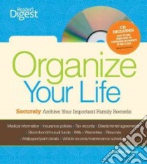 Organize Your Life libro in lingua di Wilentz Abigail