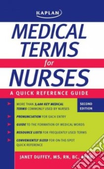 Medical Terms for Nurses libro in lingua di Janet Duffey
