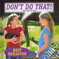 Best Behavior libro in lingua di Amos Janine