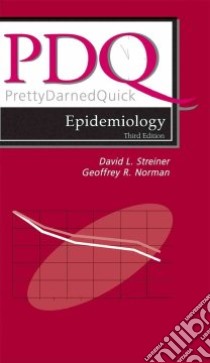 Pdq Epidemiology libro in lingua di Streiner David L., Norman Geoffrey R.