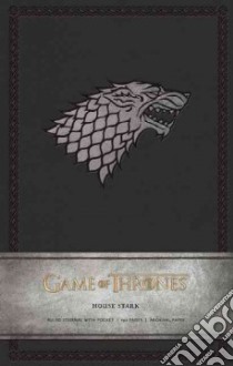 Game of Thrones - House Stark Large Ruled Journal libro in lingua di Insight Editions (COR)