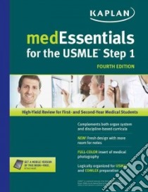 Medessentials for the USMLE Step 1 libro in lingua di Manley Michael S. M.D., Manley Leslie D. Ph.D., Adair Thomas H. Ph.D. (CON), Barone John M.D. (CON)